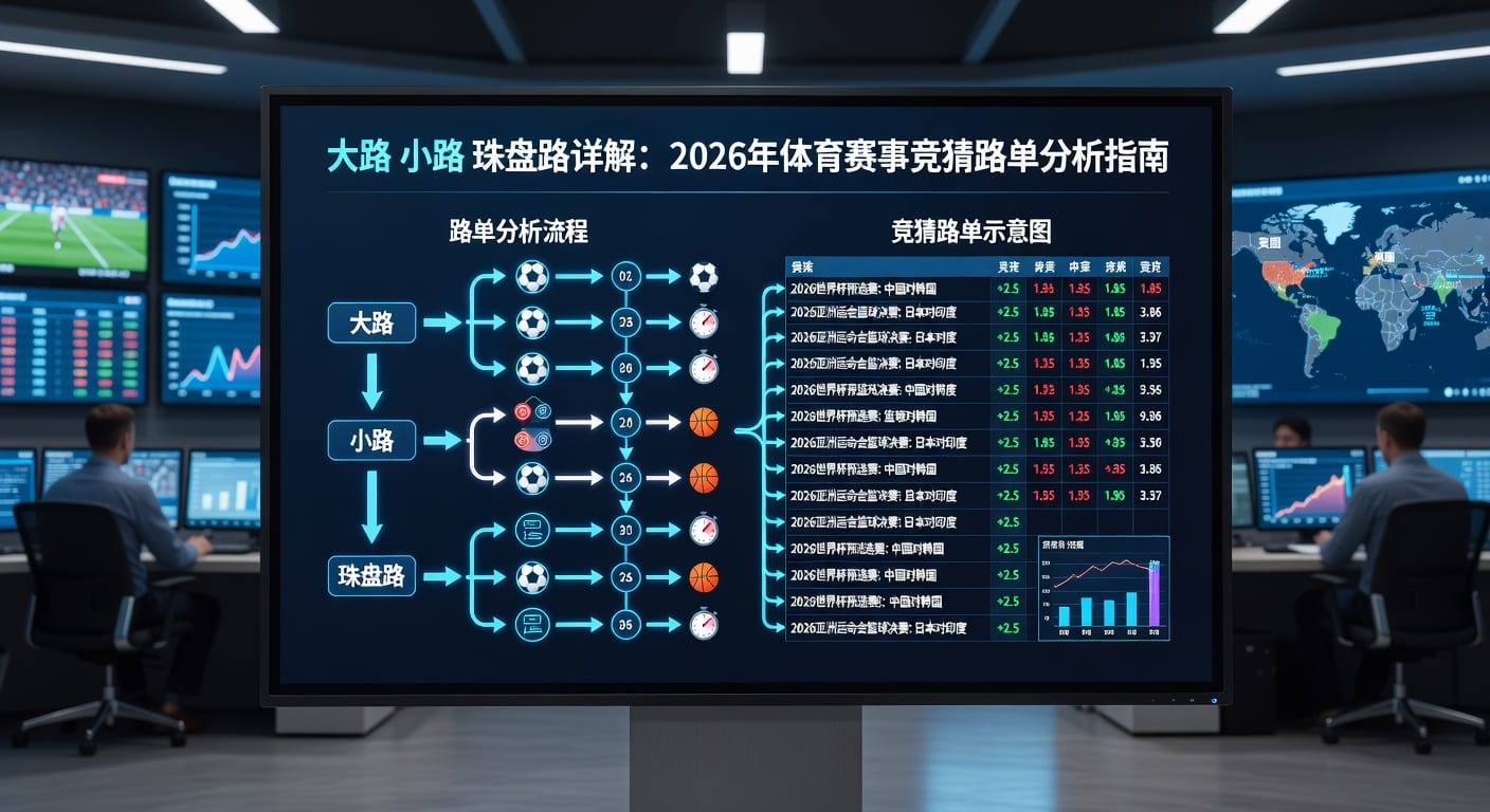 大路小路珠盘路：2026年世界杯投注，洞悉足球盘口变化与实战策略