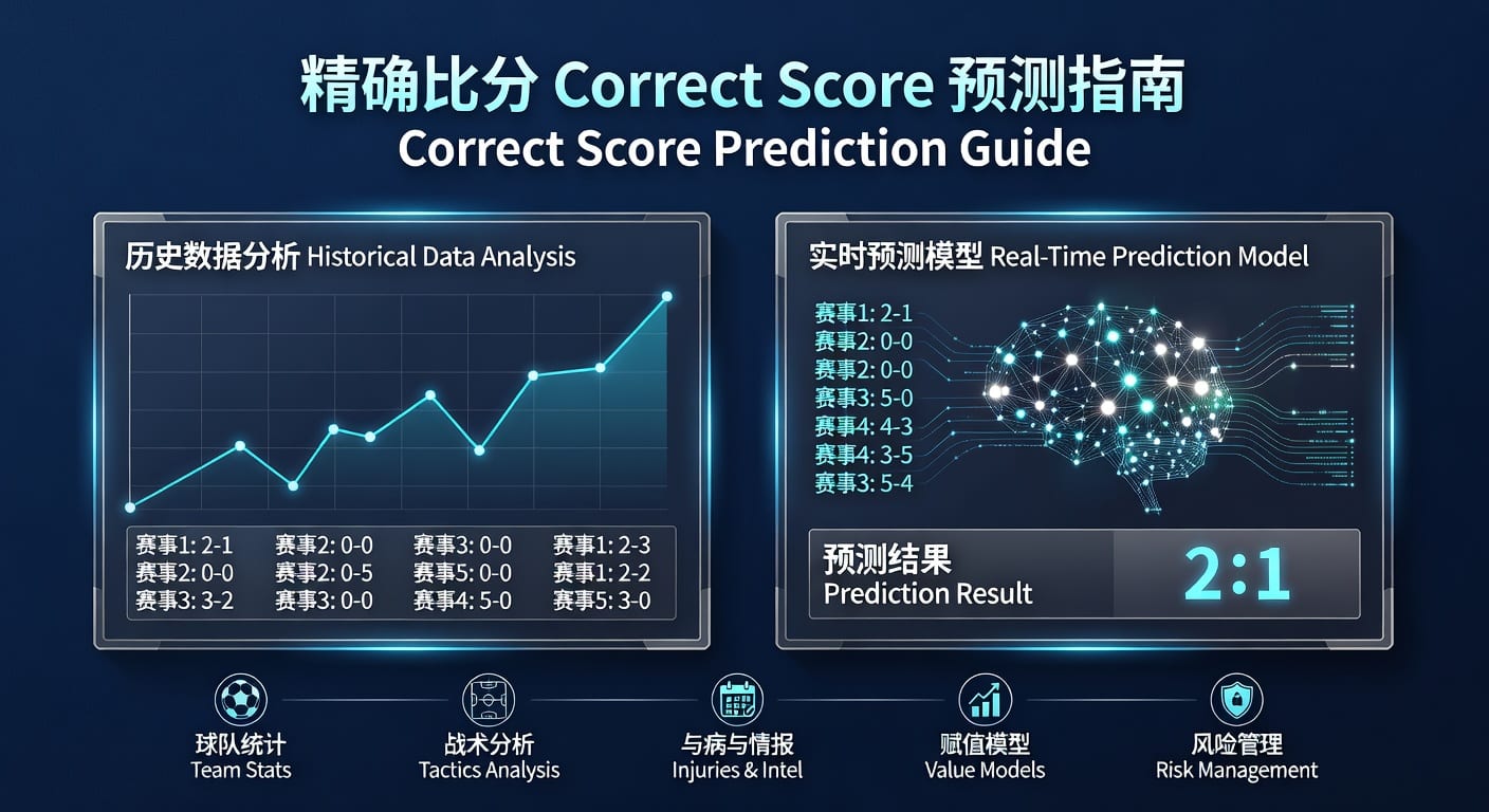 精确比分 correct score：赛前拆解与判断路径